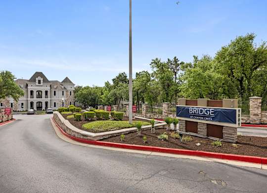 Entrance View at Bridge at Canyon Creek, Austin, TX, 78726