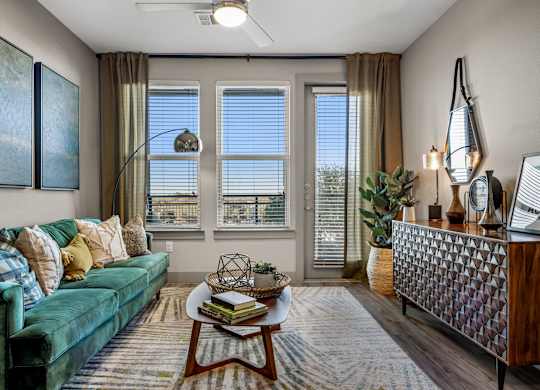 Living Room at Bridge at Henley, Austin, TX