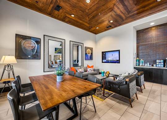 Dining And Living Area at Bridge at Henley, Austin, Texas