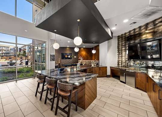 Clubhouse Kitchen at Bridge at Henley, Austin, 78741