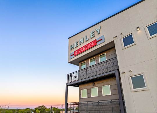 Building Signage at Bridge at Henley, Austin