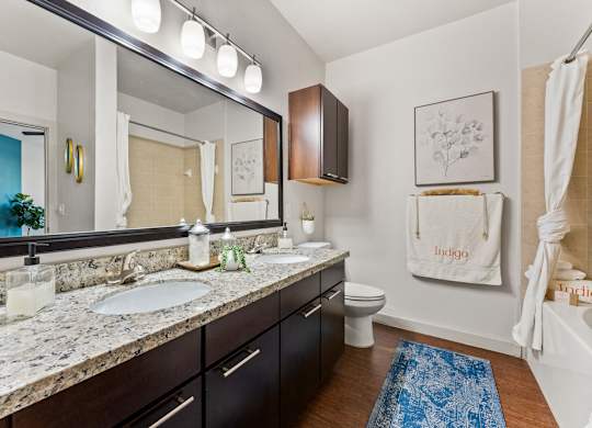 Luxurious Bathroom at Bridge at Indigo, Austin, TX
