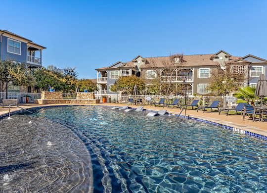 Large Pool at Bridge at Indigo, Austin, Texas