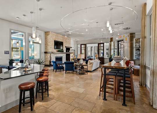 Resident Lounge at Bridge at Indigo, Austin