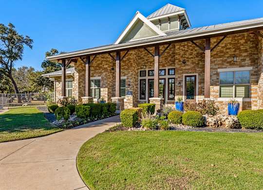 Clubhouse Exterior at Bridge at Indigo, Texas, 78717