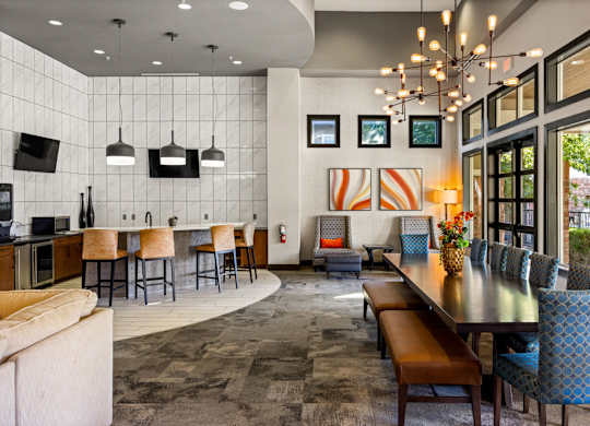 Clubhouse With Kitchen at Bridge at Southpark Meadows, Austin, 78748