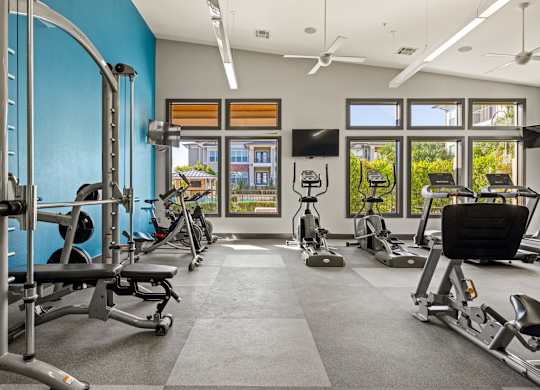 State-Of-The-Art Gym And Spin Studio at Bridge at Southpark Meadows, Texas