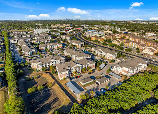 Drone View at Bridge at Southpark Meadows, Austin, 78748