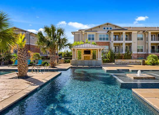 Sparkling Pool at Bridge at Southpark Meadows, Texas