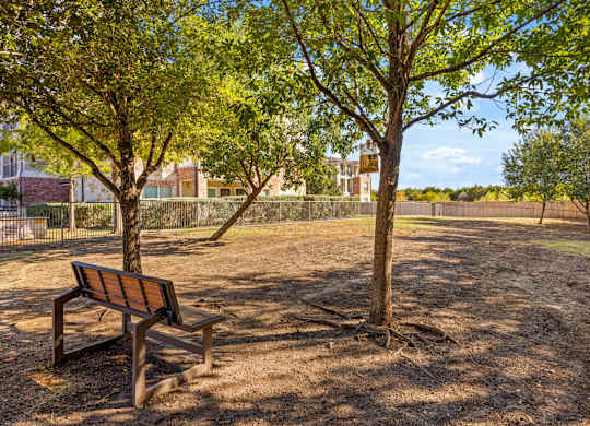 Park Bench at Bridge at Southpark Meadows, Austin, 78748