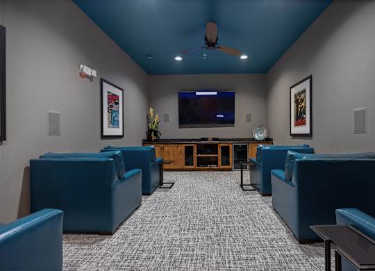 Media Lounge at Bridge at Southpark Meadows, Austin