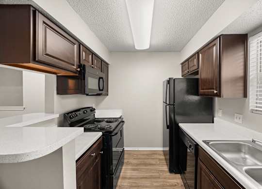 Fully Equipped Kitchen at Montecito, Austin, Texas