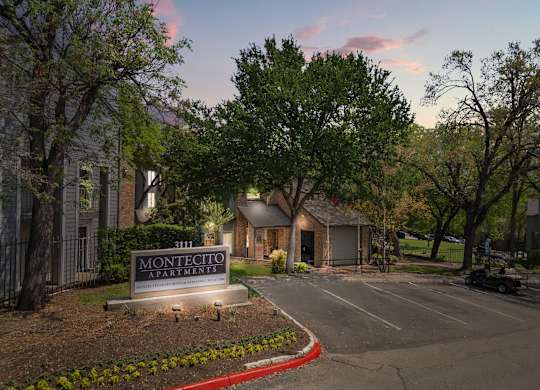 Entrance Driveway at Montecito, Austin, TX, 78741