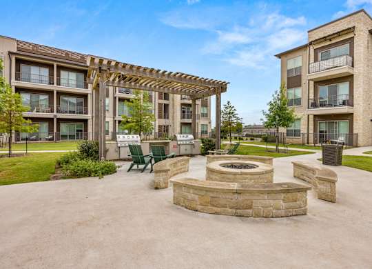 Outdoor Grill And Patio at The Haywood Apartments, Texas, 78748