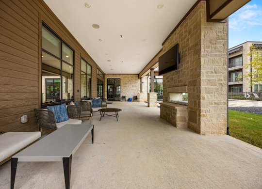 Outdoor Living Areas at The Haywood Apartments, Austin