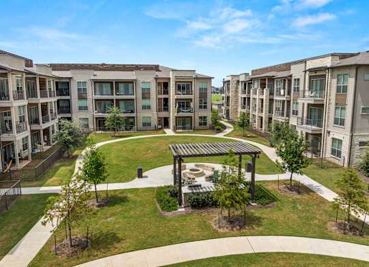 Aerial View at The Haywood Apartments, Texas, 78748