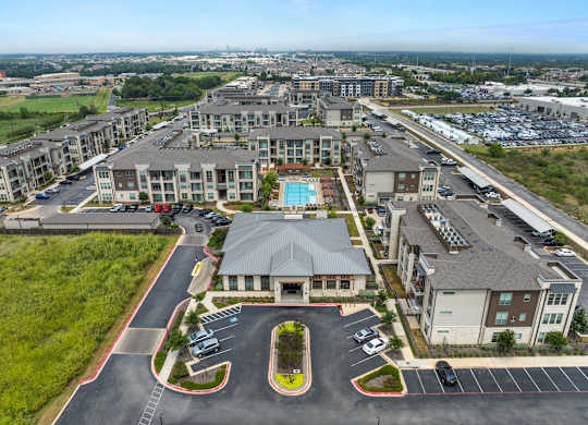 Aerial View at The Haywood Apartments, Texas, 78748
