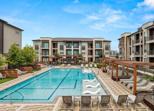 Pool With Sundecks at The Haywood Apartments, Austin, 78748