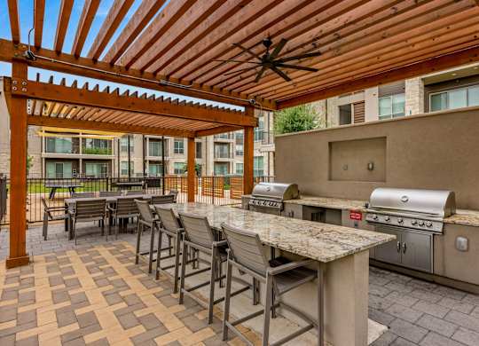 Community Grill Stations at The Haywood Apartments, Austin, TX