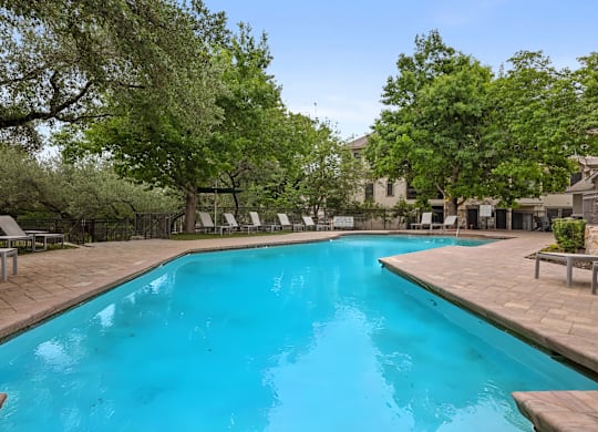 Large Pool at Bridge at Canyon Creek, Texas
