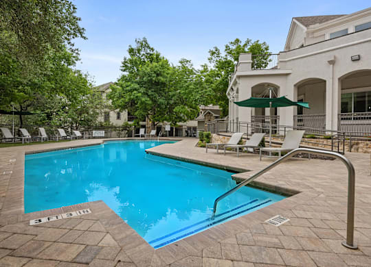 A swimming pool at Bridge at Canyon Creek, Texas, 78726