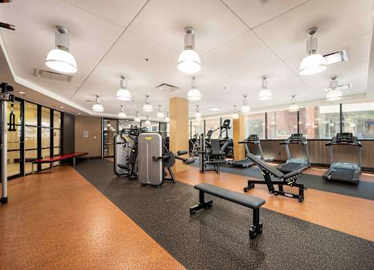 Image showing state-of-the-art wellness. A fully equipped gym built for every style of movement.