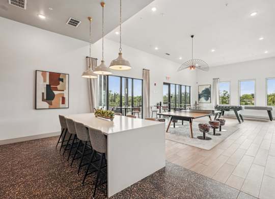 Resident clubhouse at The Crossing at Palm Aire