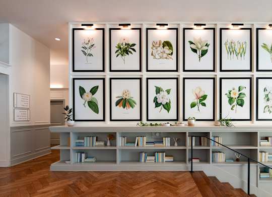 Lobby art wall