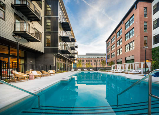 Poolside day bed
