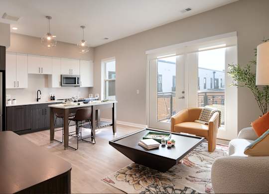 Beckert's Park Kitchen and Living Room