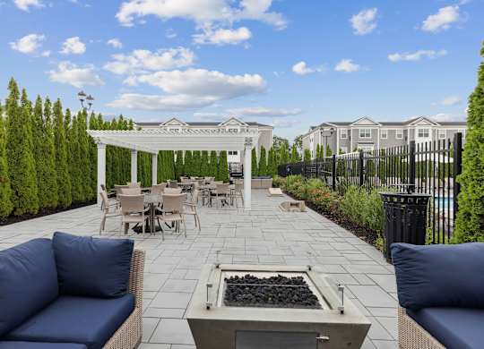 Firepit seating area