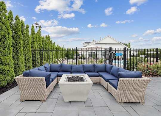 Firepit lounge view