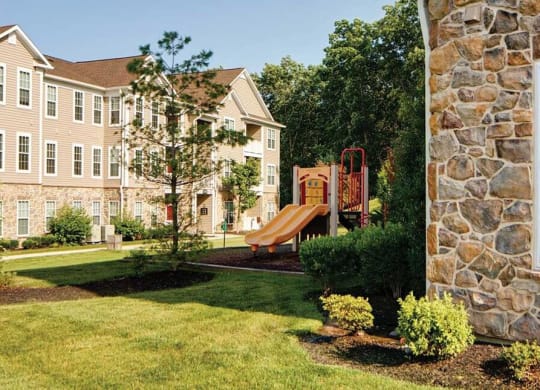 Sprawling green spaces on the property at Chesapeake Ridge, North East, MD