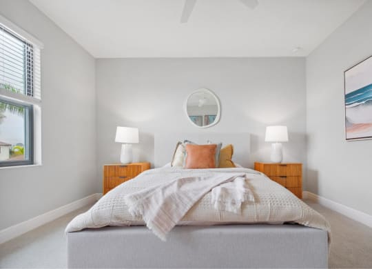 Bedroom at Fiore Townhomes, Venice, FL