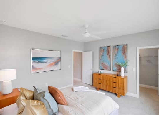 Bedroom with closet at Fiore Townhomes, Florida