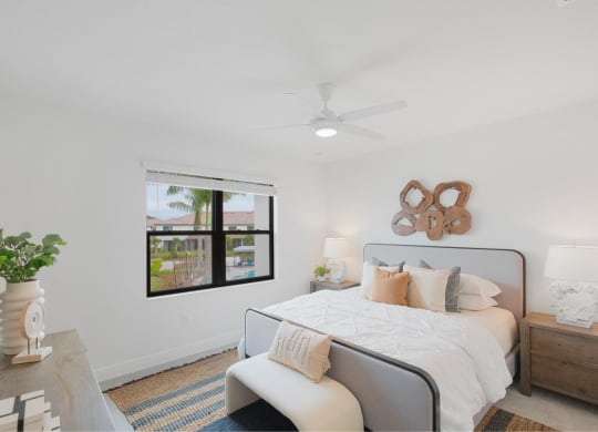 Large Master Bedroom at Fiore Townhomes, Venice, FL