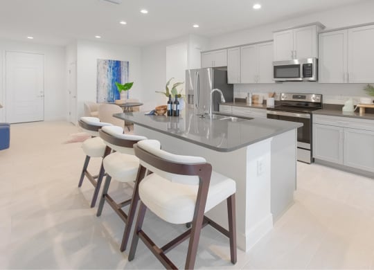 Large Kitchen at Fiore Townhomes, Venice