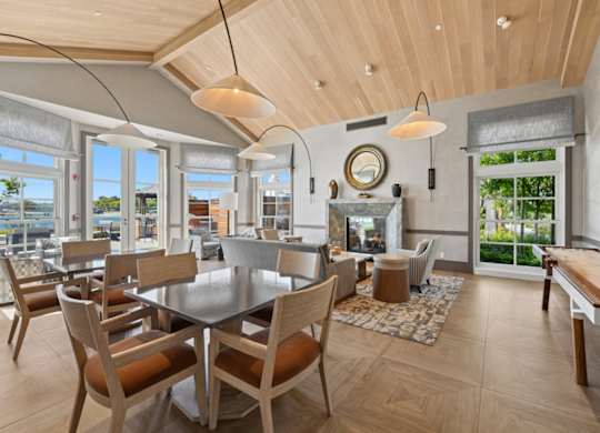 clubroom with couches and lounge seating