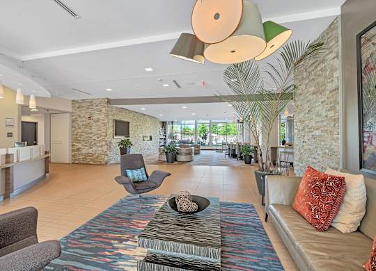 Lobby Lounge at Prosperity Flats.