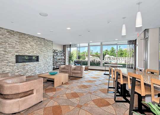 Lobby Lounge at Prosperity Flats.