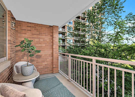 Private Balcony at Prosperity Flats.