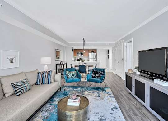 Open Living Space at Prosperity Flats.