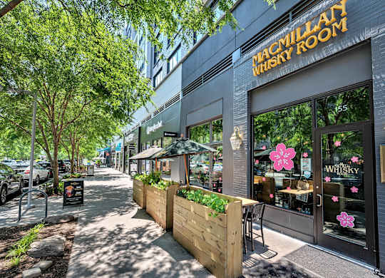 Nearby Shopping & Entertainment at Prosperity Flats.