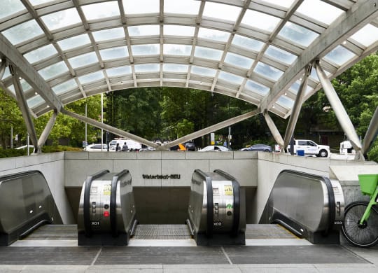 Waterfront Metro Entrance