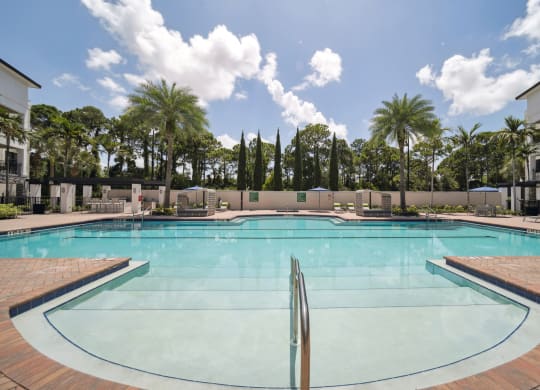 Soak in the sun at the resort style pool