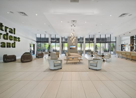 Clubhouse with ample seating