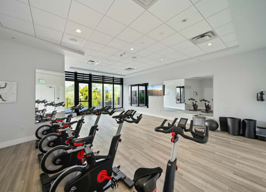 Spin and yoga studio