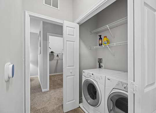 In unit washer and dryer