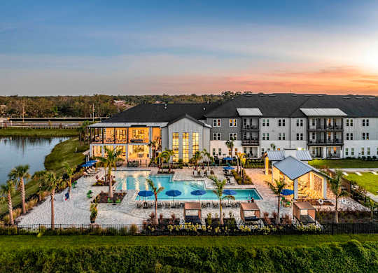 Pool and clubhouse