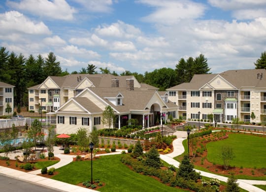 an aerial view of the estates at concordia apartments